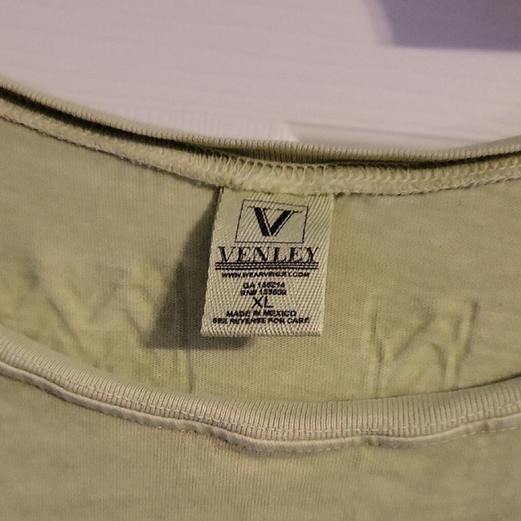 Venley Alabama Green Short Sleeve T-Shirt XL White Roll Tide Elephant - Picture 5 of 7